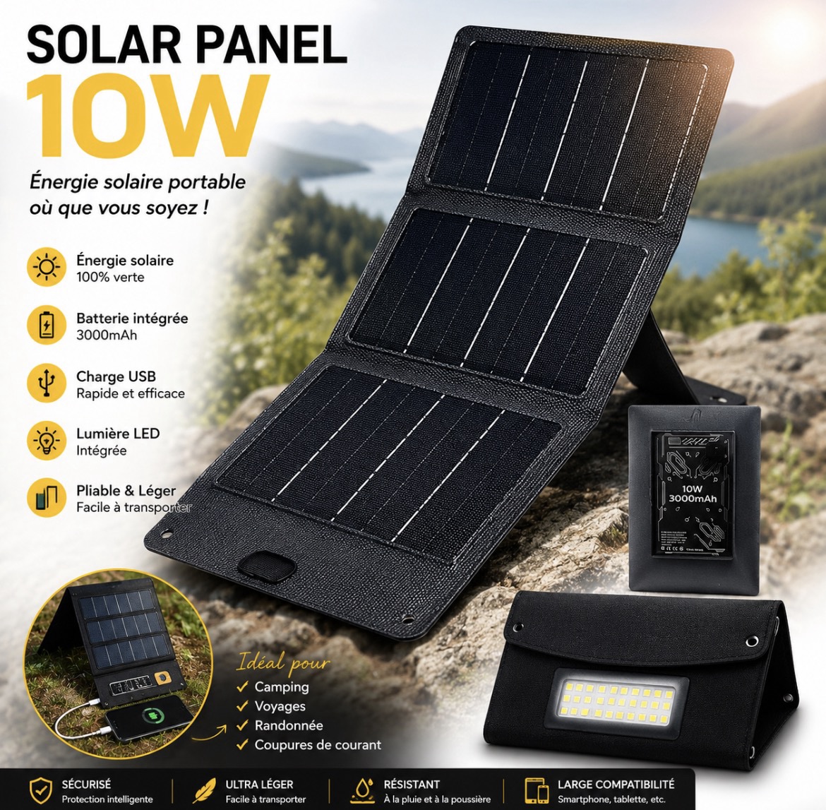 Power bank solaire